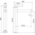 Смеситель для раковины Excellent Pi AREX.1202CR