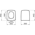 Крышка-сиденье для унитаза VitrA Metropole 122-003-009